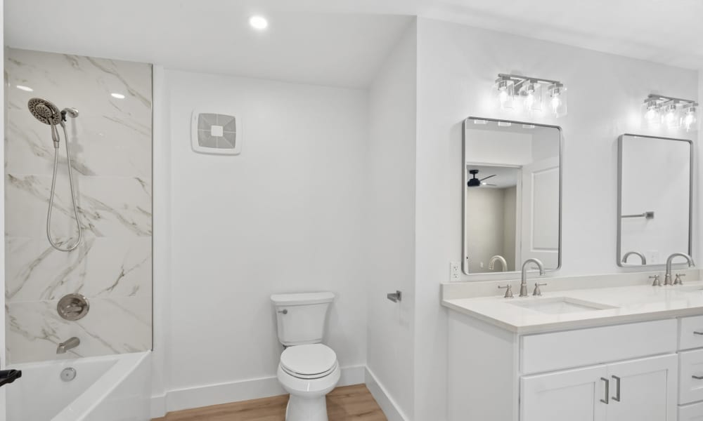 Bathroom at Lake Meadows in Garland, Texas