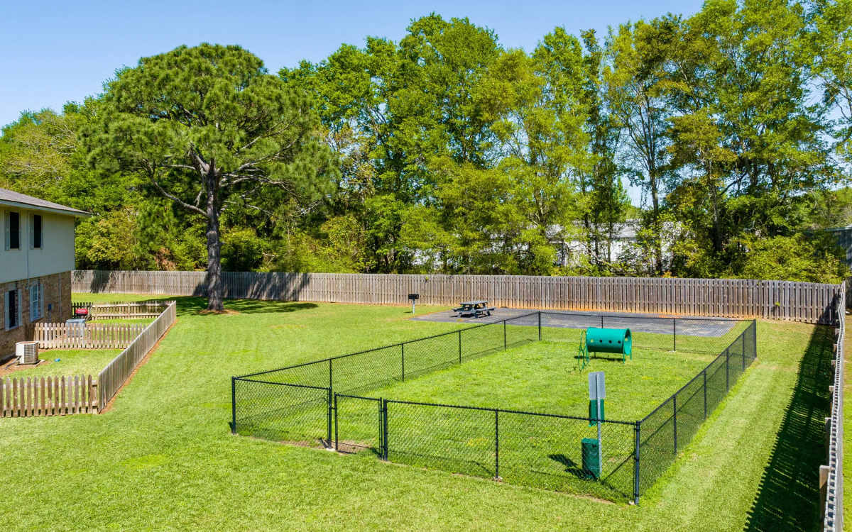 Dog park at Wynwood at Fairhope in Fairhope, Alabama