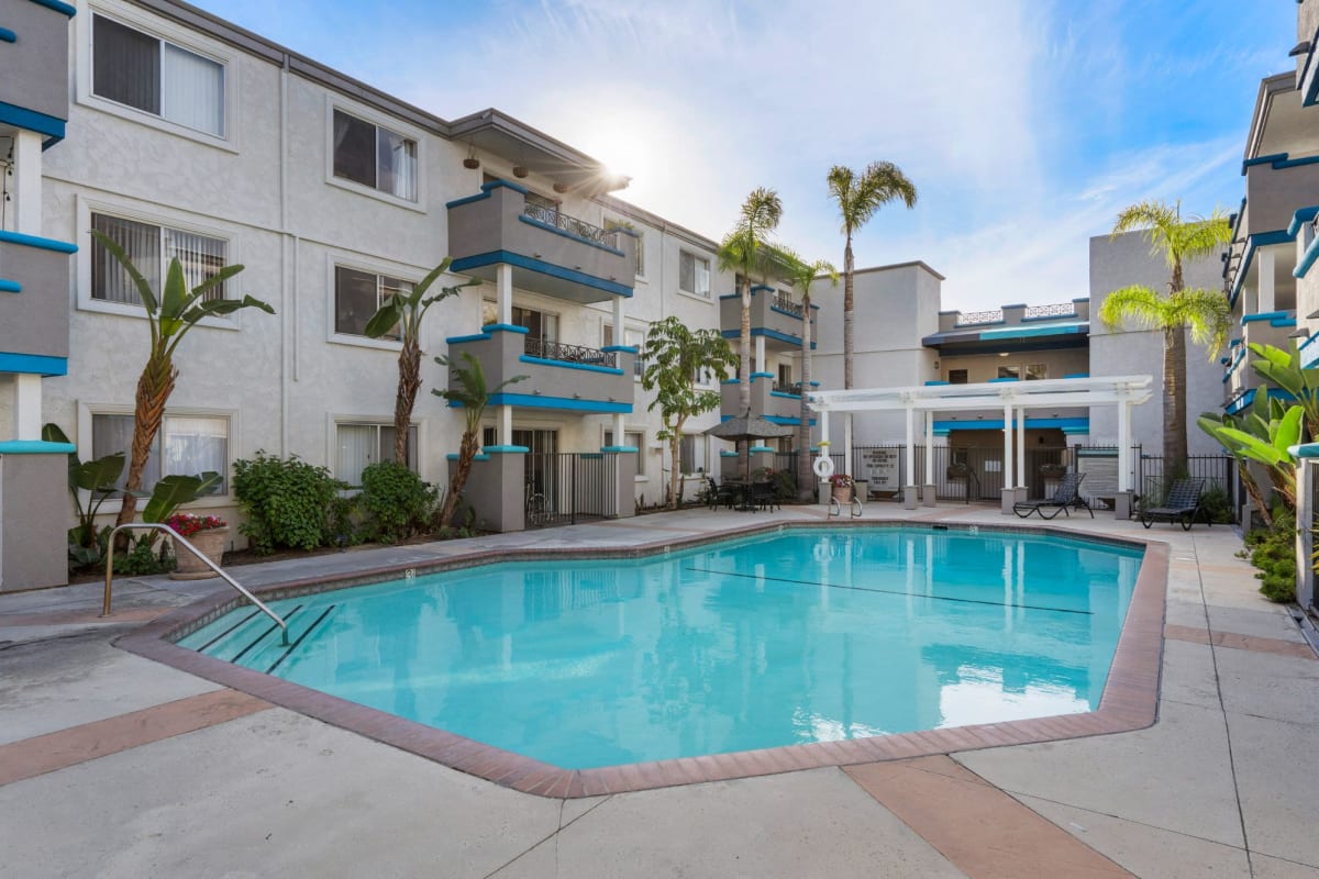 Beautiful pool at Playa Pacifica, Playa Del Rey, California