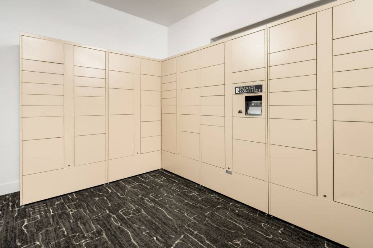 Package lockers at Lakes at Arrowhead Ranch, Glendale, Arizona