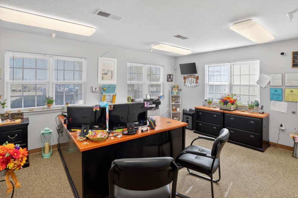 Business center at Whistler's Cove in Mount Airy. NC