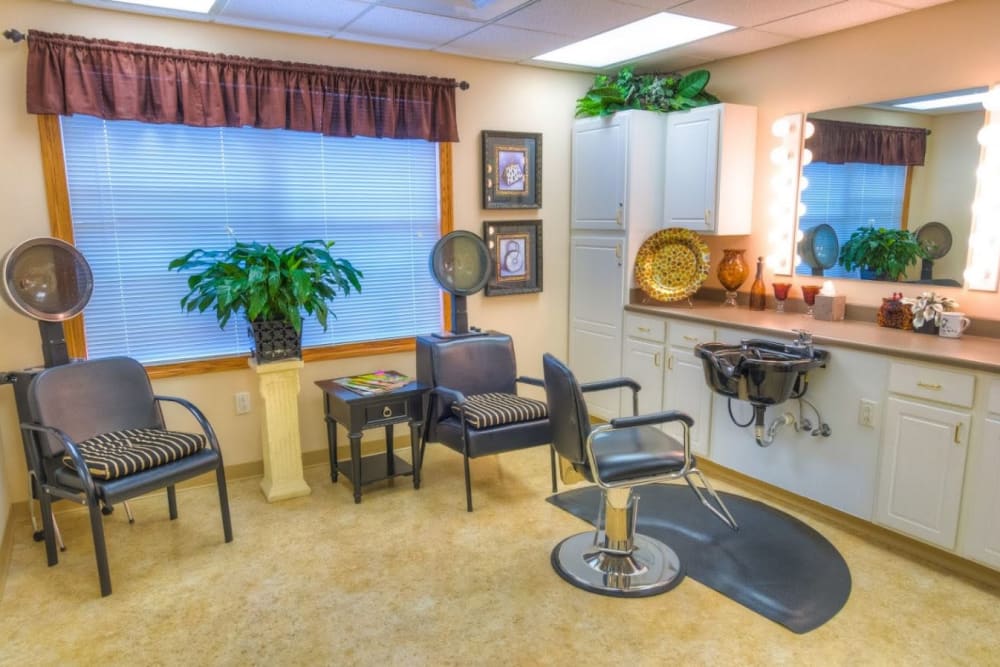Beauty salon at Addington Place of Fort Madison in Fort Madison, Iowa