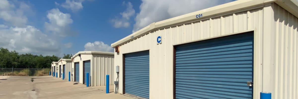 Features at KO Storage in San Benito, Texas