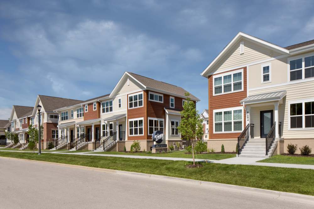 Exterior of The Bevy in Brown Deer, Wisconsin