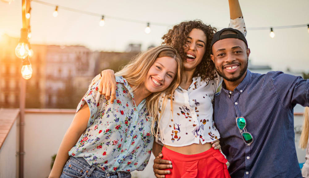 Happy residents hanging out at UNCOMMON Oxford in Oxford, Mississippi