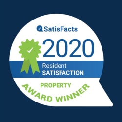 ComCapp in San Antonio, Texas was a Satisfacts Resident Satisfaction Property Award Winner in 2020
