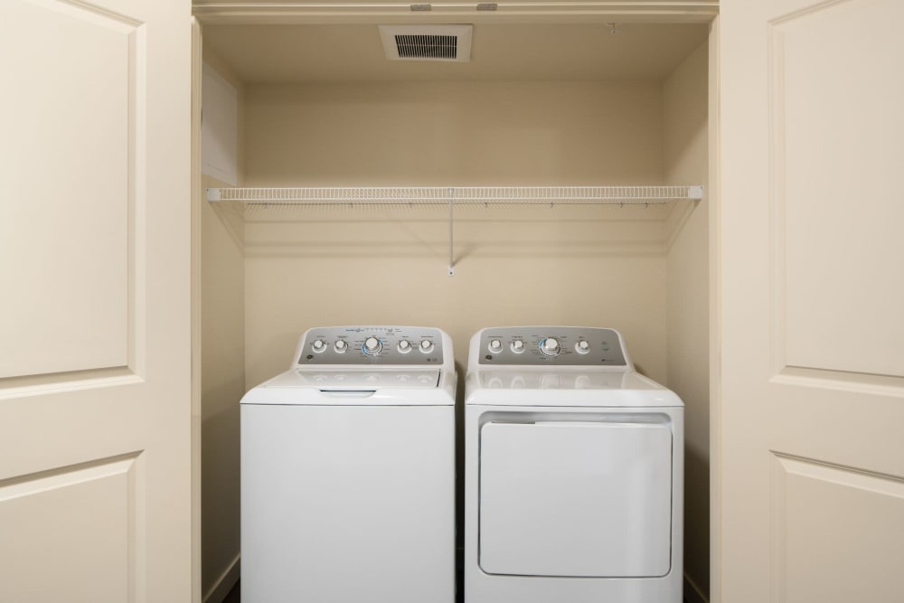 On-side laundry facility at Traditions at Hazelwood in Portland, Oregon