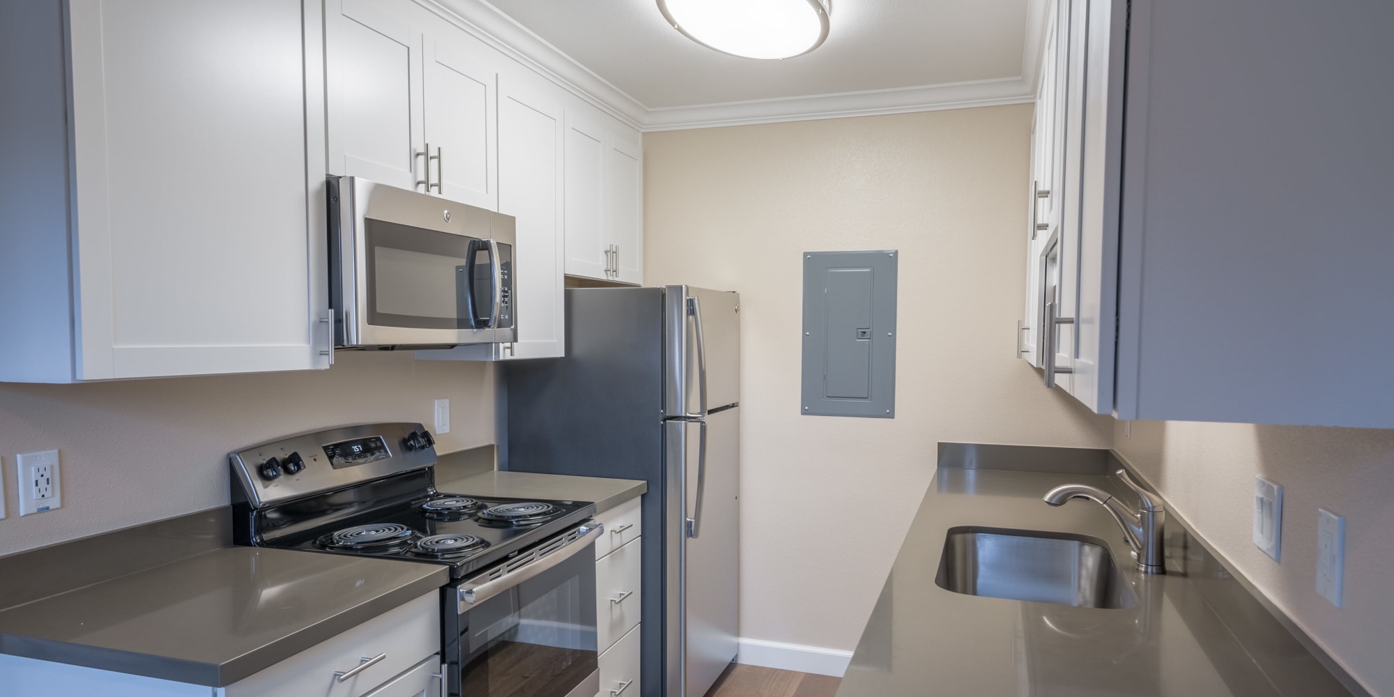 Modern kitchens at The Villages at Cupertino in Cupertino, California