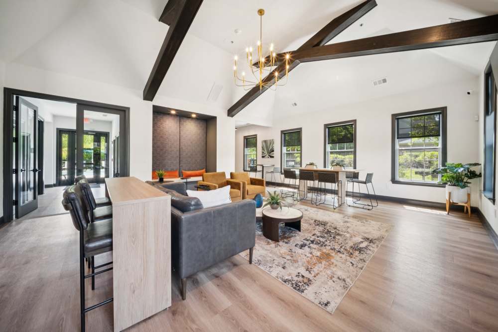 Resident clubhouse at Riverbend at Wappingers Falls in Wappingers Falls, New York