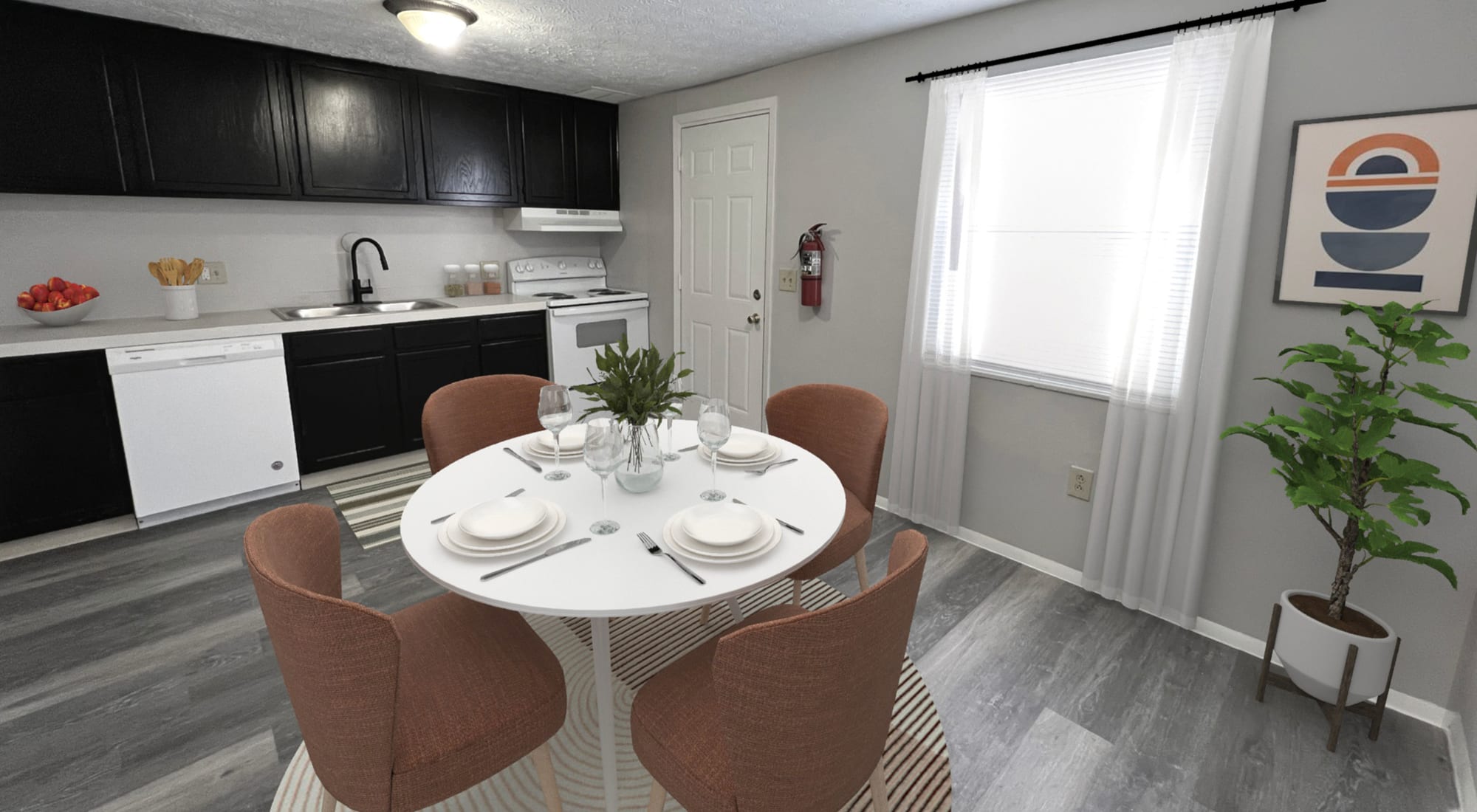 Modern upgrades at Amenities at North Eden Townhomes in Columbus, Ohio