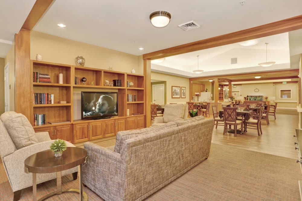 Sitting area at Seven Lakes Memory Care in Loveland, Colorado