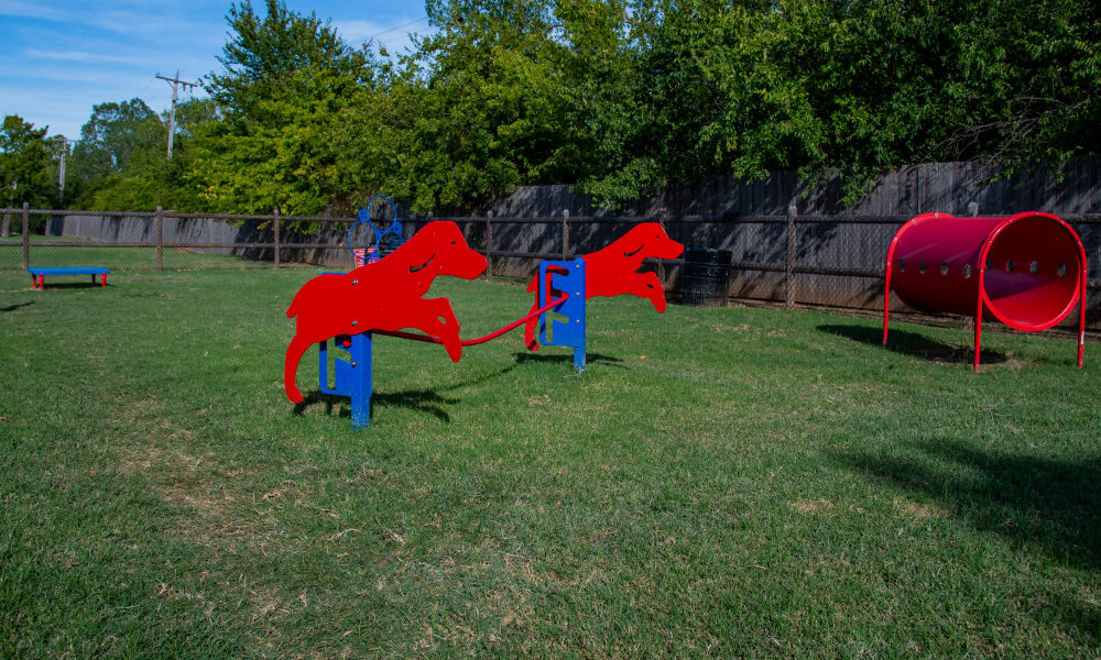 Dog park at Tammaron Village Apartments in Oklahoma City, Oklahoma