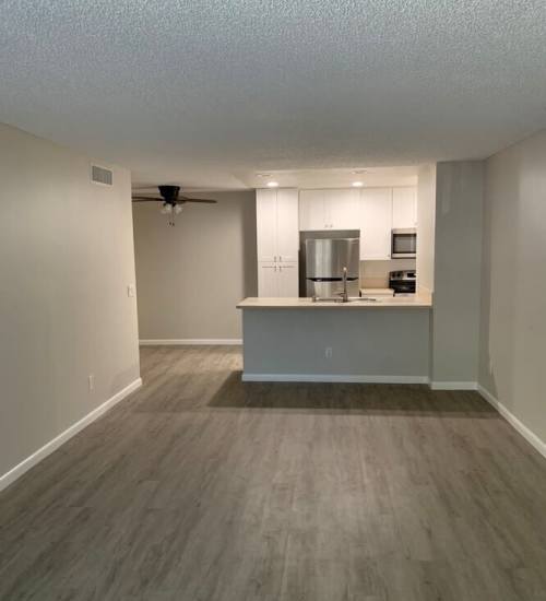 Open kitchen at Oak Hill in Escondido, California