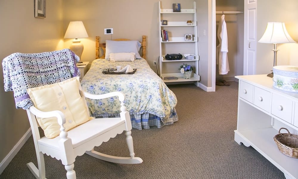 Resident bedroom at Randall Residence of Wheelersburg in Wheelersburg, Ohio