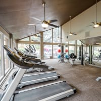 Rendering fitness center at Tuscany Park in San Antonio, Texas