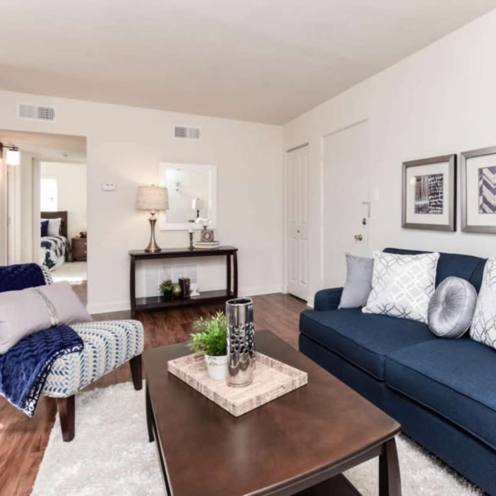 Living room at Stanford Place Apartments in Saint Louis,Missouri