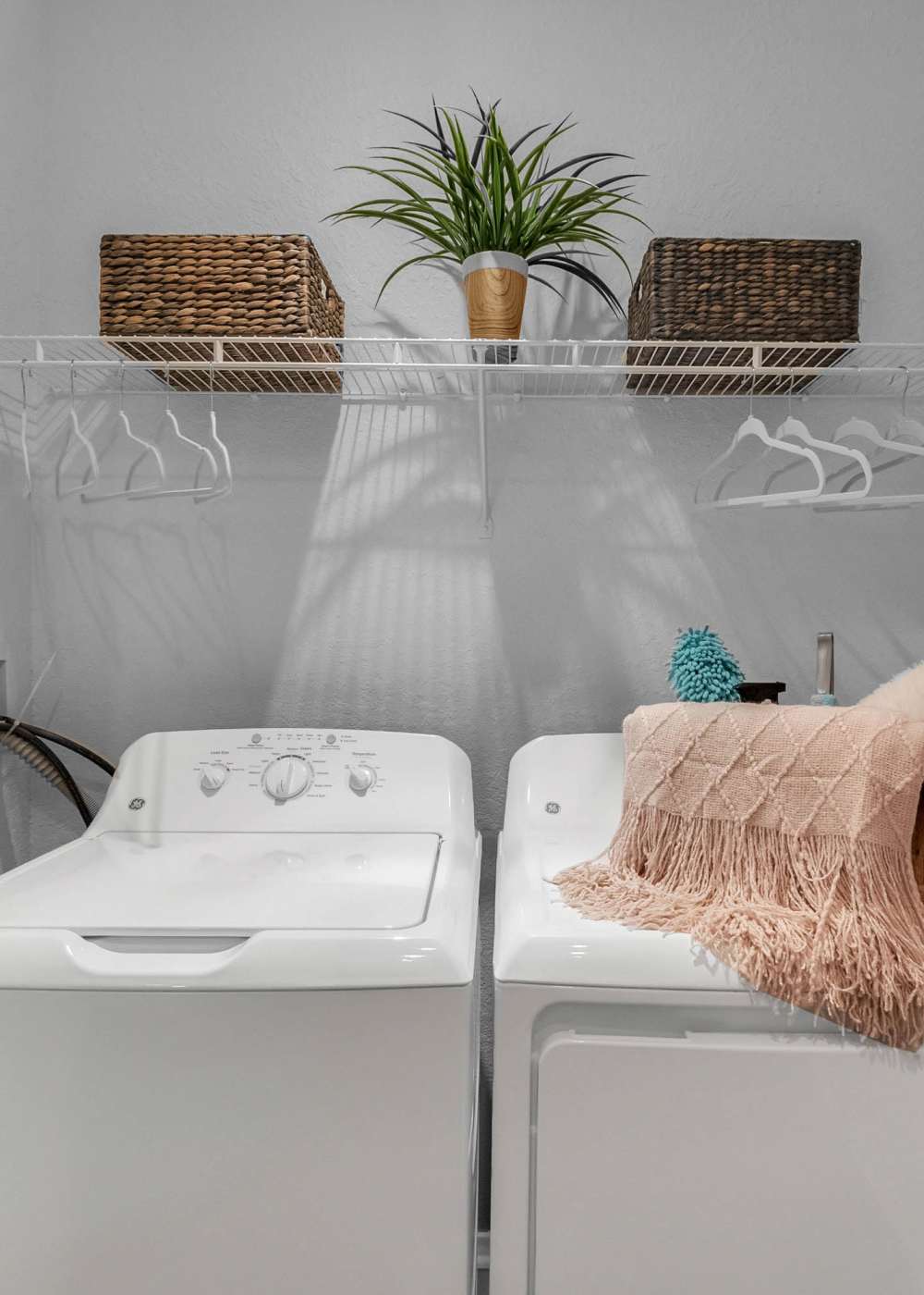 Washer and dryer in the model apartment at Dawson in Orlando, Florida