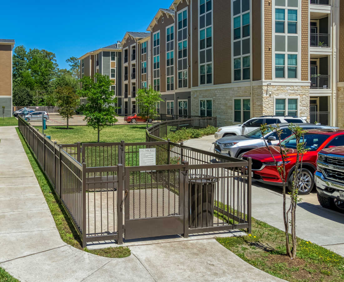 Parking space at Milwee Street Apartments in Houston. TX