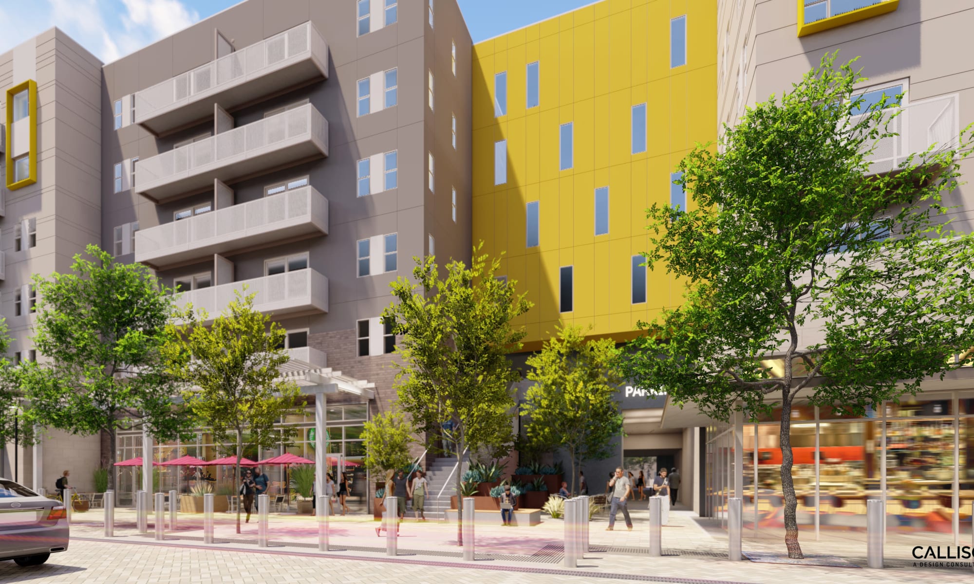 Exterior rendering of The Piedmont in Tempe, Arizona