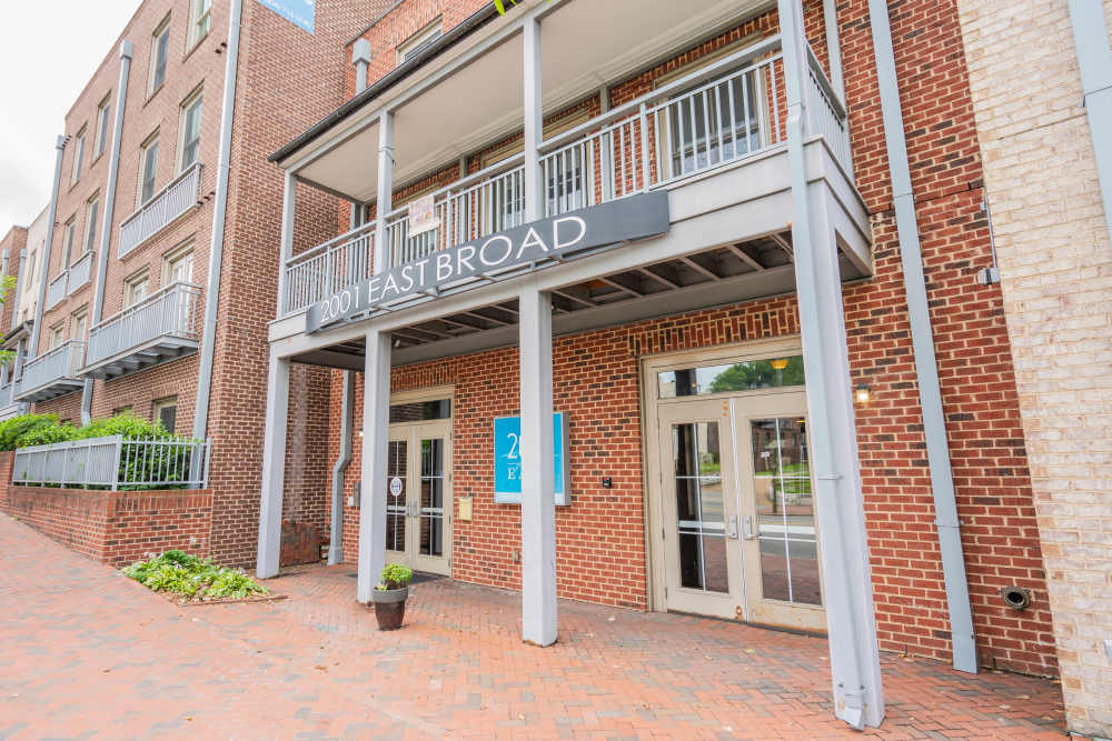 Exterior of building at 2001 East in Richmond, Virginia