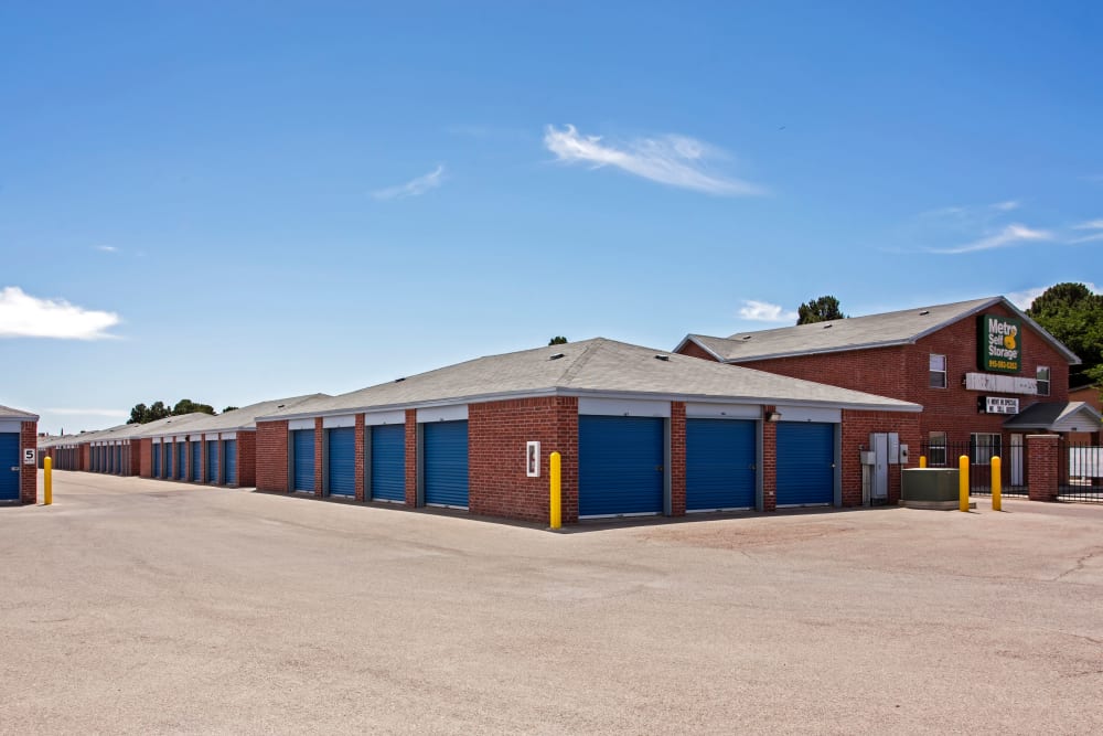 Outdoor units at Metro Self Storage in El Paso, Texas
