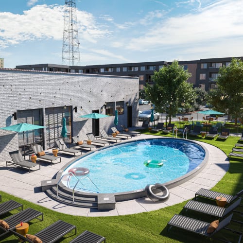 Swiming Pool at The Preserve Scott's Addition in Richmond, Virginia