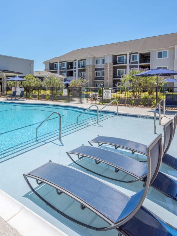 Swimming pool with a sundeck at Haven at Rivergate in Charlotte, North Carolina