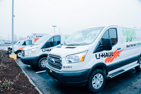 Moving trucks from LockBox Self Storage in Winston-Salem, North Carolina