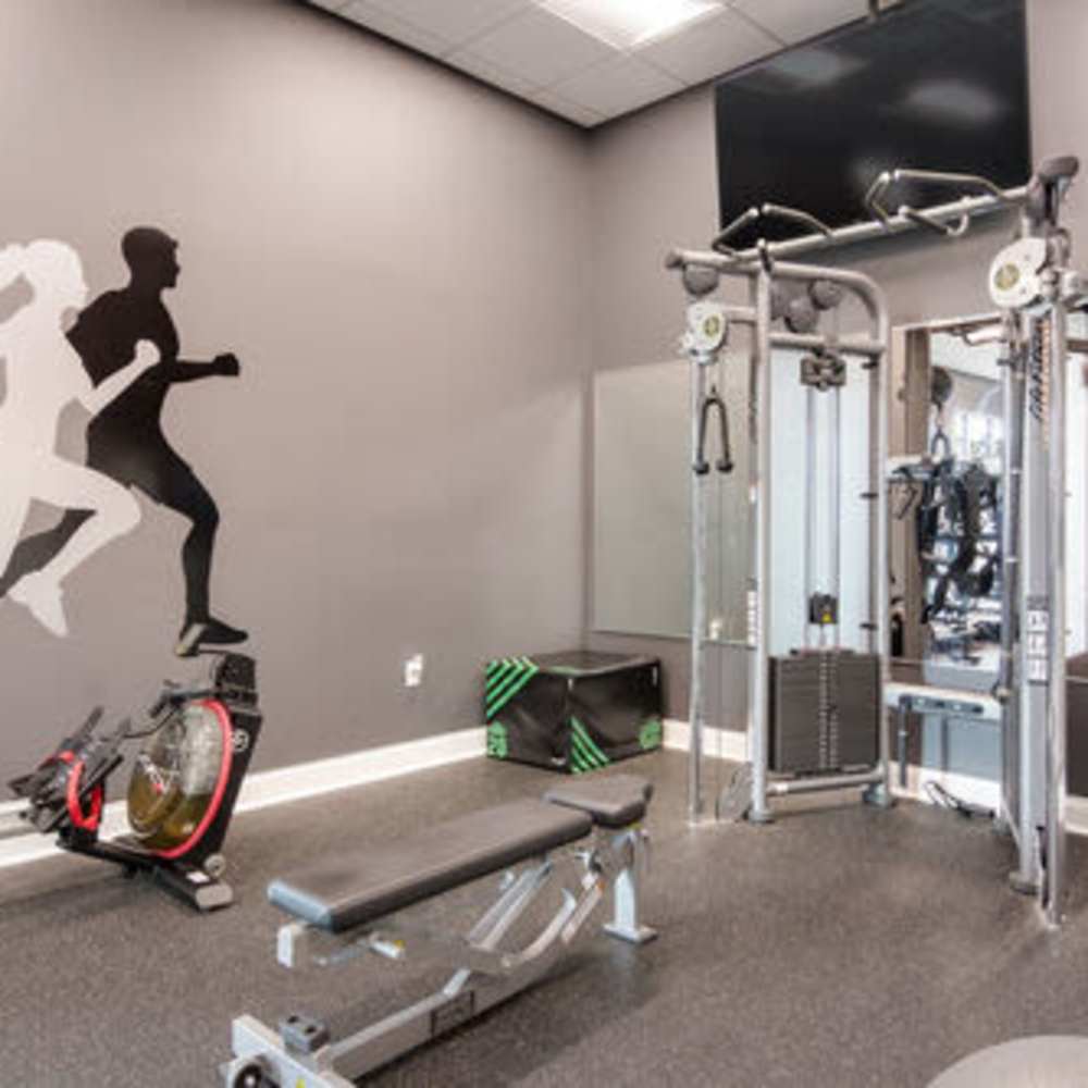 Fitness center at The Summit At Old Trail in Crozet, Virginia