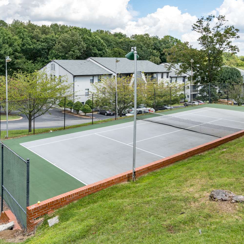 Basket ball court at Germantown Gardens in East Ridge, Tennessee