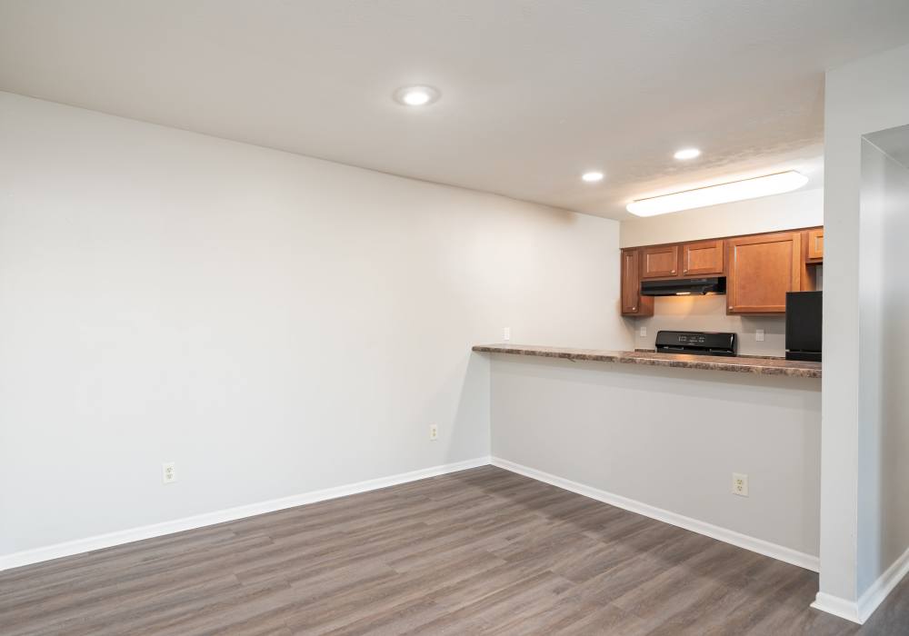 Kitchen at Twyckenham Apartments in Lafayette, Indiana