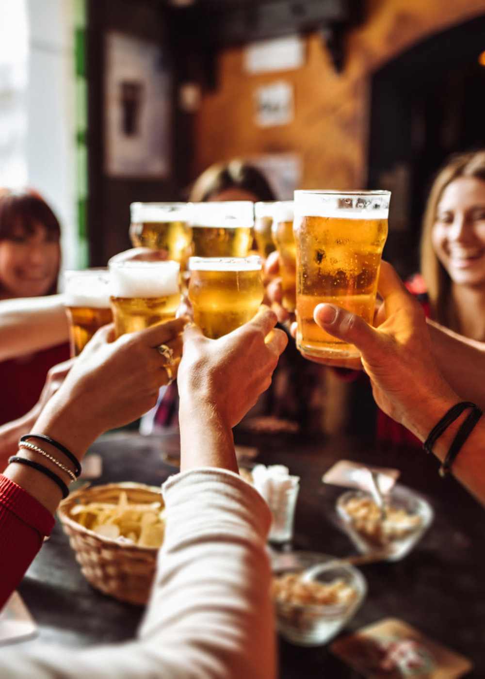 Beer tap in a local bar near Trax at Dupont Station in Dupont, Washington   