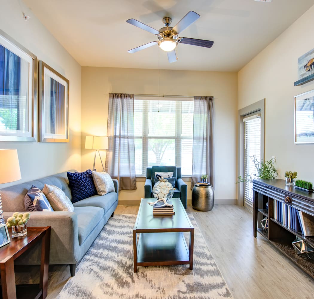 Living room at Domain at Midtown Park