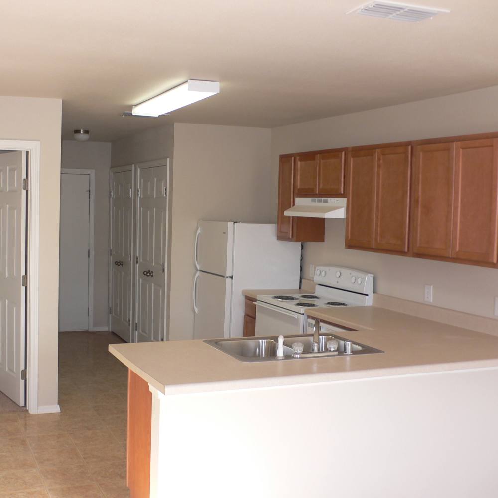 Kitchen with granite counters at Eagle Ridge in Hobbs, New Mexico