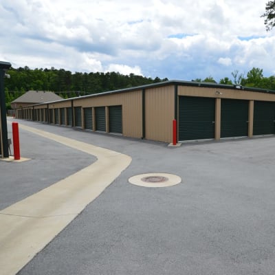 outdoor units plenty of space for vehicles at Chenal Storage Center in Little Rock, Arkansas