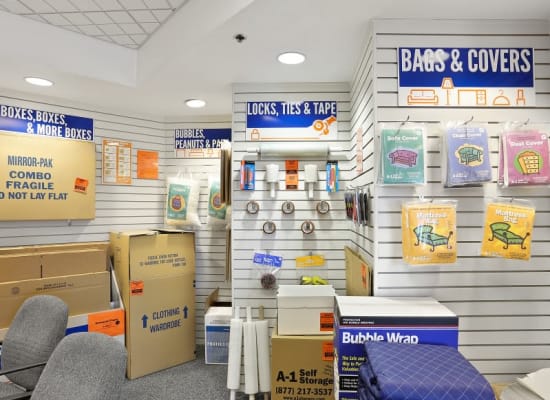 Packing and moving supplies available at A-1 Self Storage in San Diego, California