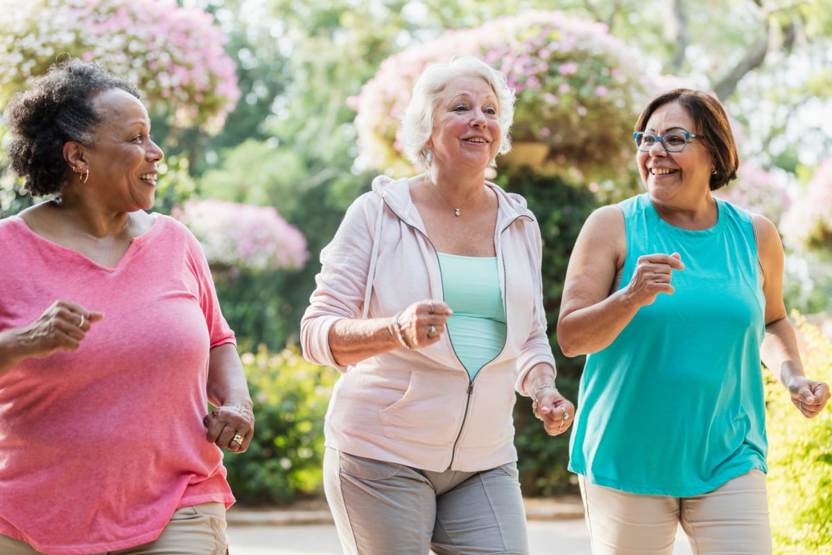 Residents walking together at Gentry Park Orlando in Orlando, Florida