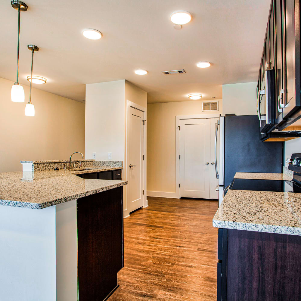 Well appointed kitchen at Kettle Point Apartments, East Providence, Rhode Island