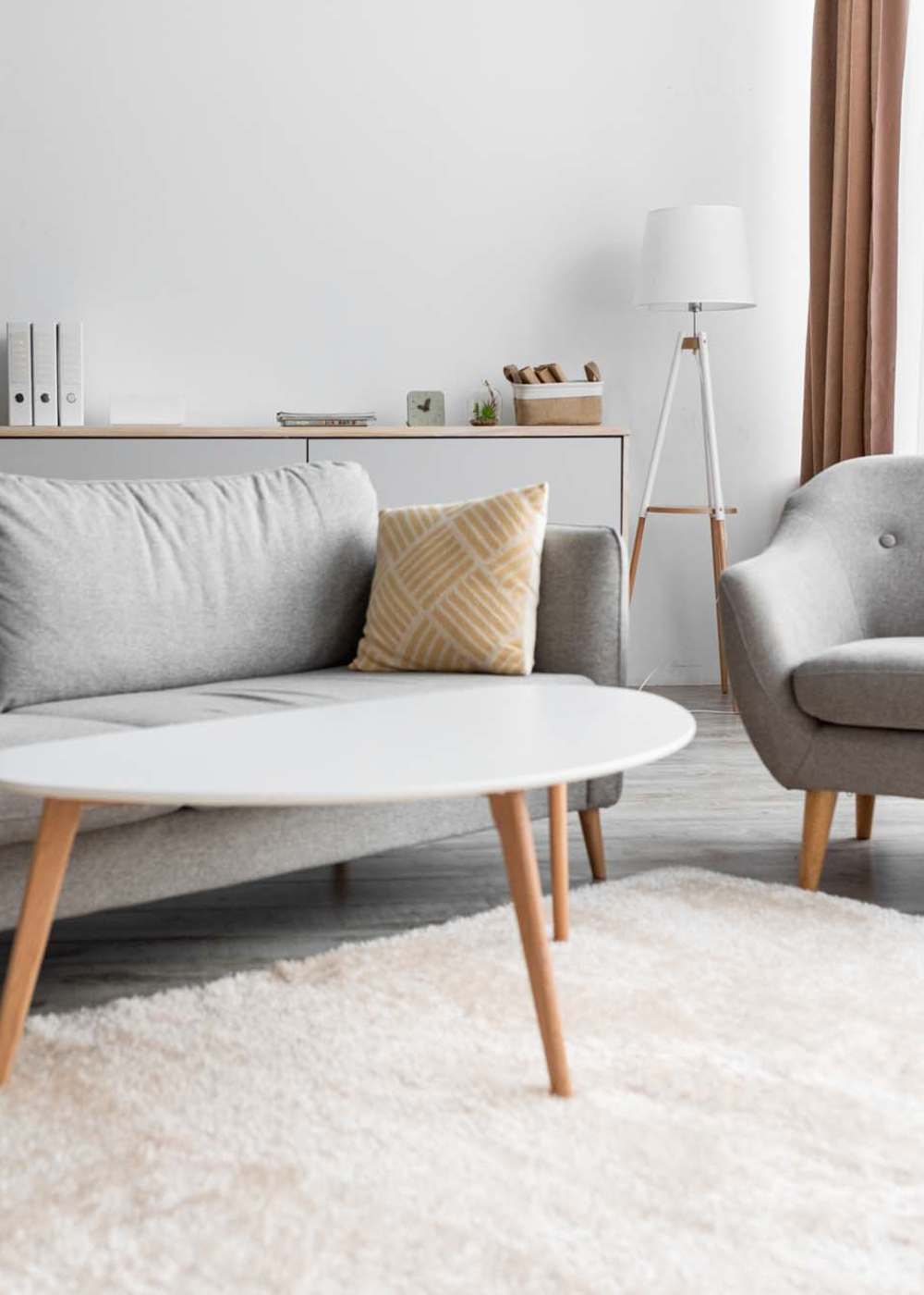 Inviting living space at a modern retreat at Loop Commons in Lafayette, Louisiana