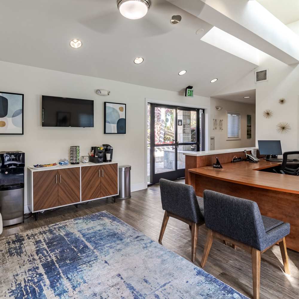 Leasing office at Vue Fremont in Fremont, California