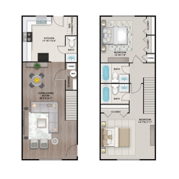 B4 floor plan brochure at The Ascend at Pensacola Bay in Pensacola, Florida