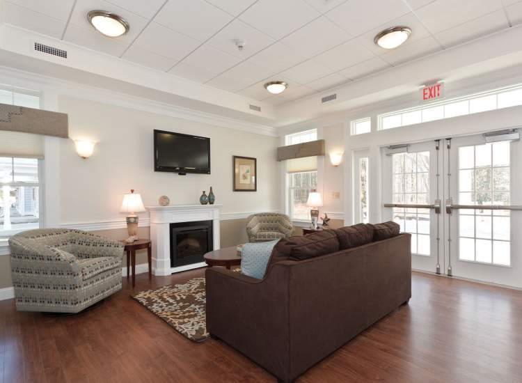 Lobby at Little Neck Village in Marion,Massachusetts
