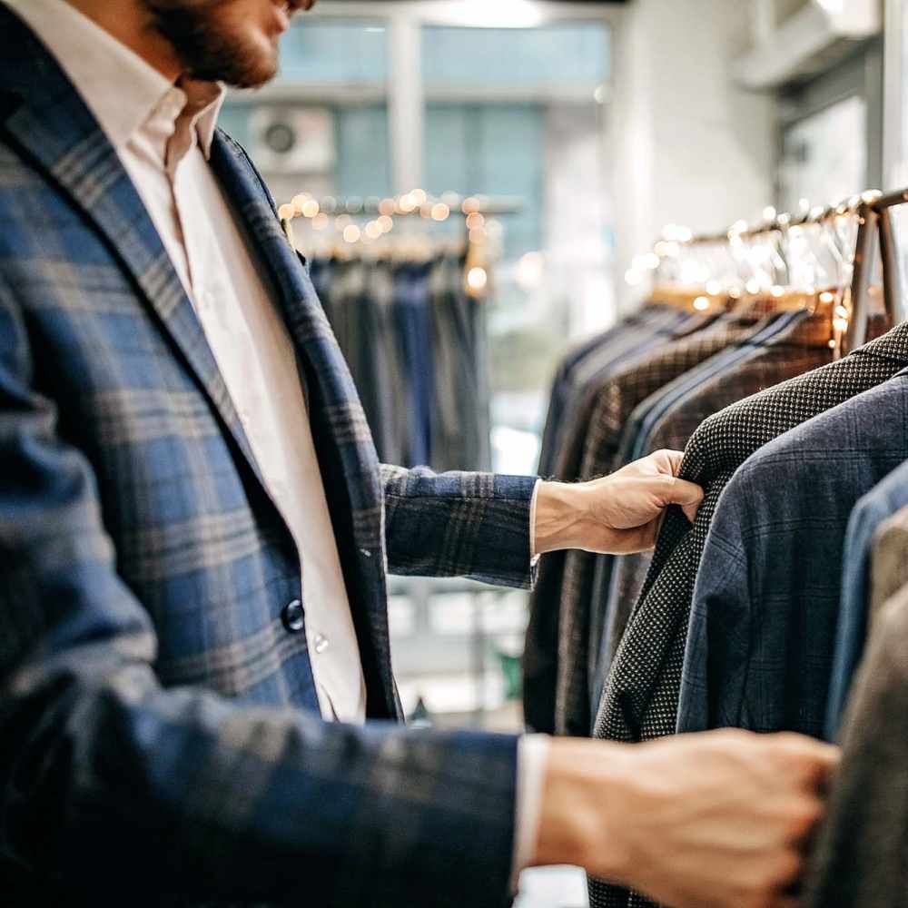 Resident shopping near University Green Apartments in Houston, Texas