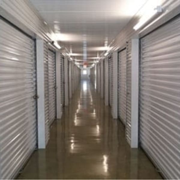 Climate-controlled indoor storage units at StorQuest Self Storage in Dallas, Texas