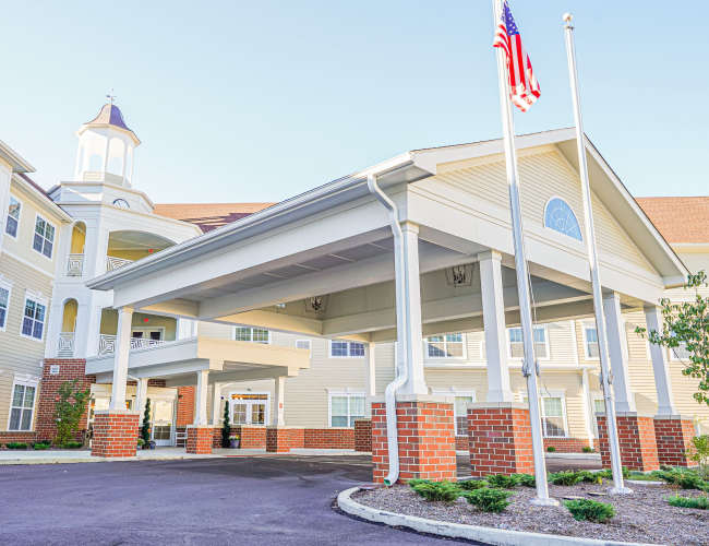 Entrance at Harmony at Harts Run in Glenshaw, Pennsylvania