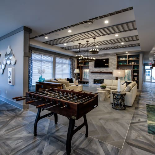 Game room at Old Saybrook Connecticut