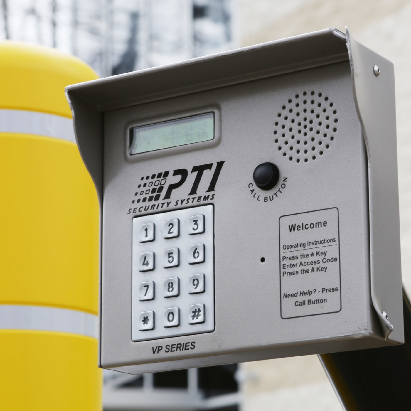 Keypad entrance to StoreSmart Self-Storage in Raleigh, North Carolina