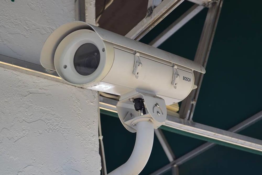 Security camera at Yakima Secure Storage in Yakima, Washington.