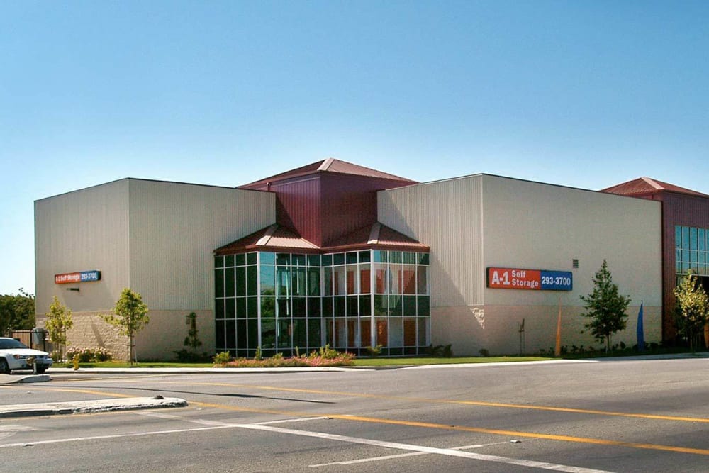 Roadside view of A-1 Self Storage in San Jose, California