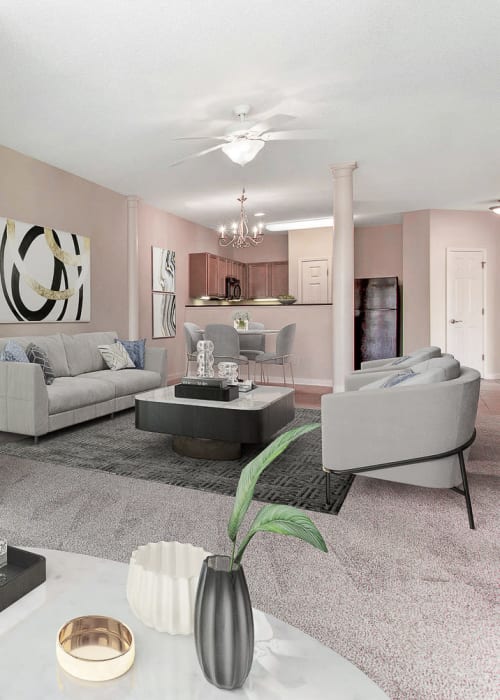 Floor plans at Ashley Court Apartments in Charlotte, North Carolina